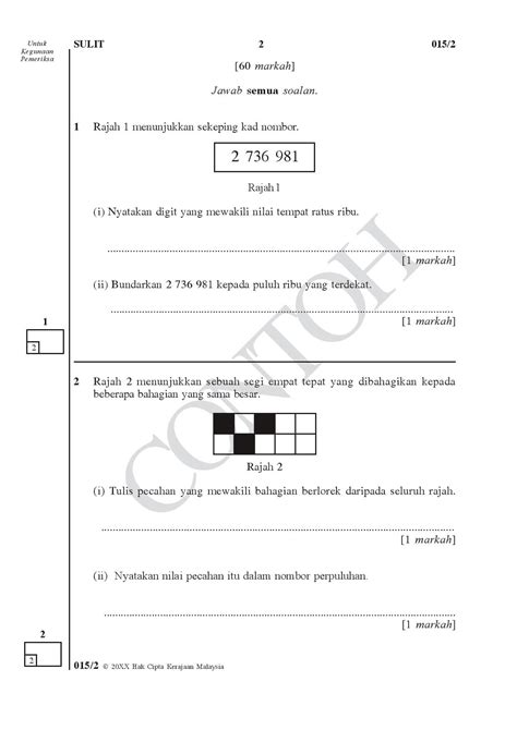 Bank Soalan Matematik Upsr Sjkt Image