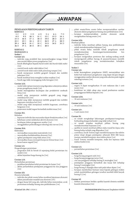 Jawapan Modul Sains Tingkatan 3 Cikgu Abby Image