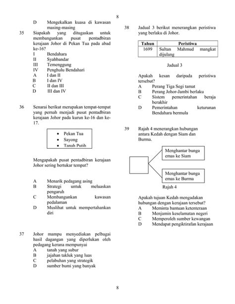 Jsu Soalan Sejarah Tingkatan 1 Image